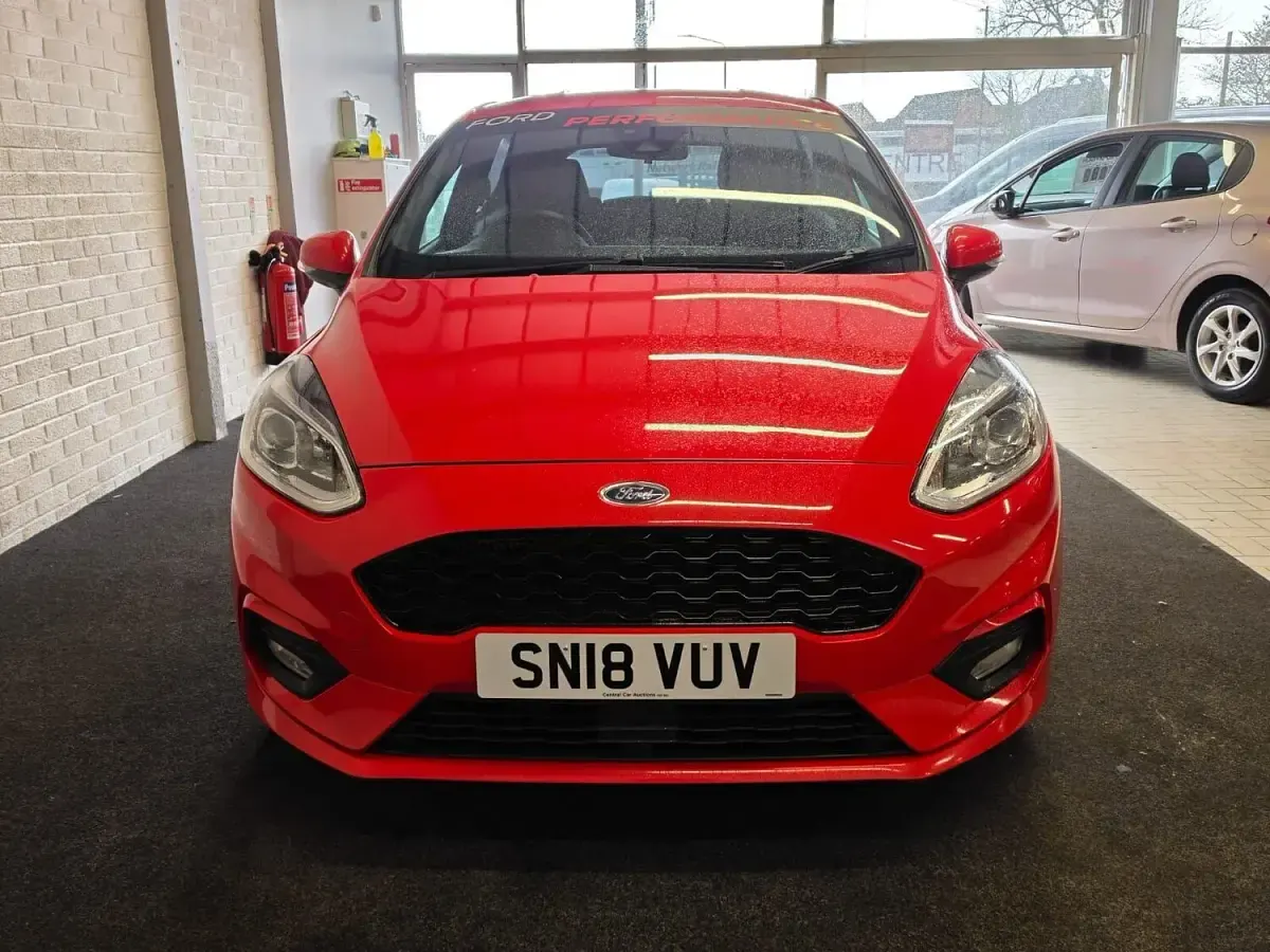 Used Ford Fiesta ST-Line 100 HP (73 kW) 2018 Red Hatchback