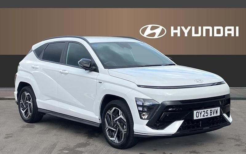 White Used 2025 Hyundai Kona N Line SUV | £24,959 (A bit pricey) - Image 1/4