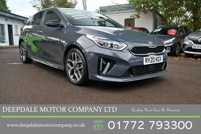Grey Used 2020 Kia Ceed GT-Line Hatchback | £10,990 (Fair price) - Image 1/4