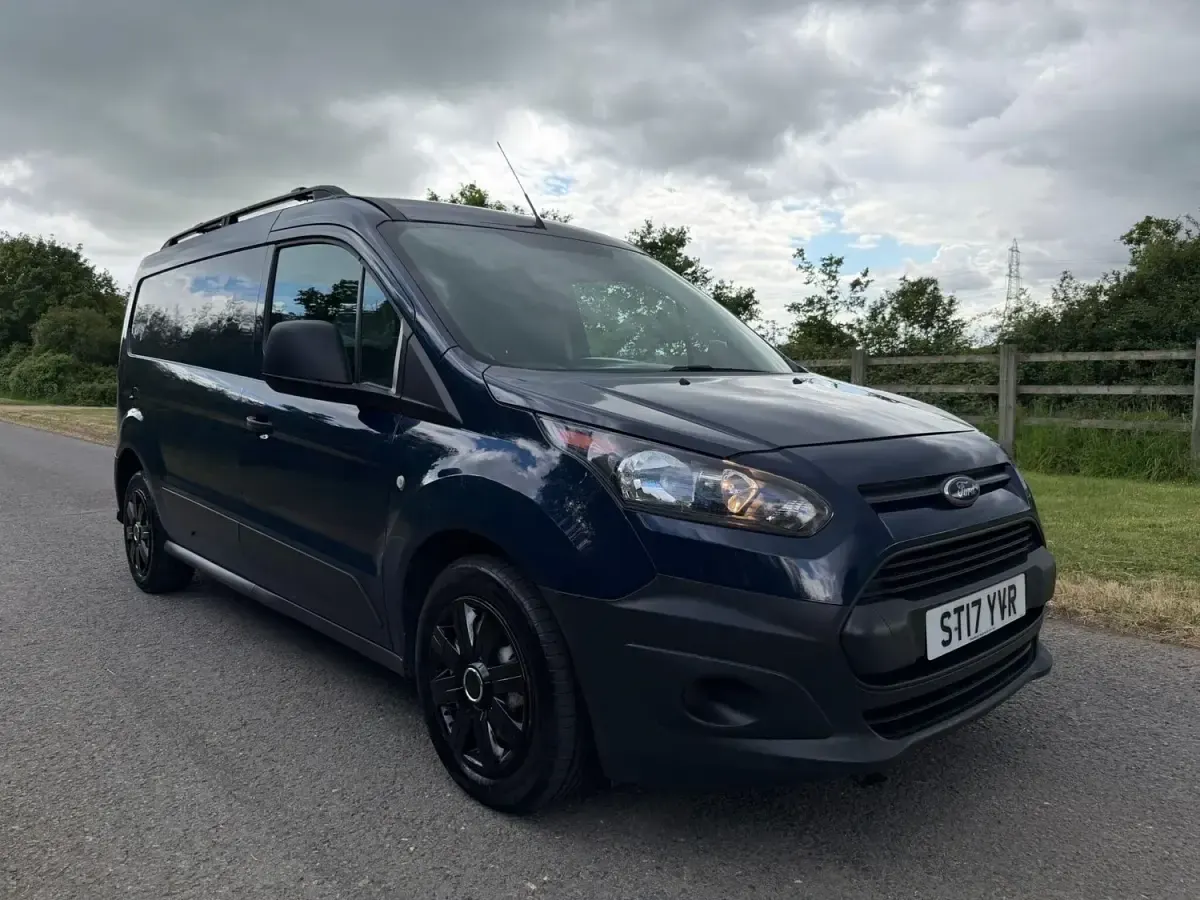 Gebraucht Ford Transit Connect 100 PS (73 kW) 2017 Blau Van / Kleinbus