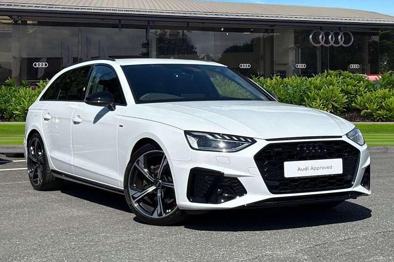 White Used 2024 Audi A4 Black Edition Estate | £31,795 (Expensive) - Image 1/4