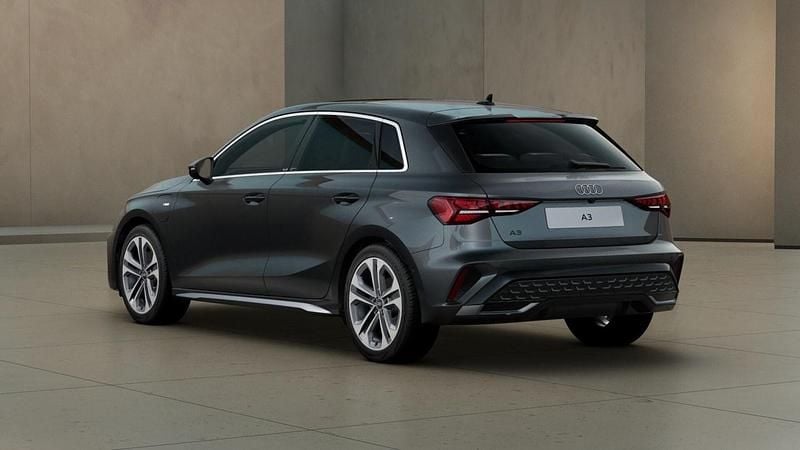 New Audi A3 S-Line 2026 Grey Hatchback
