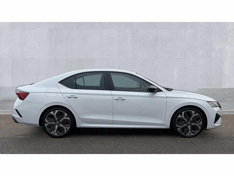 Used Skoda Octavia vRS 265 HP (194 kW) 2025 Moon white metallic Hatchback