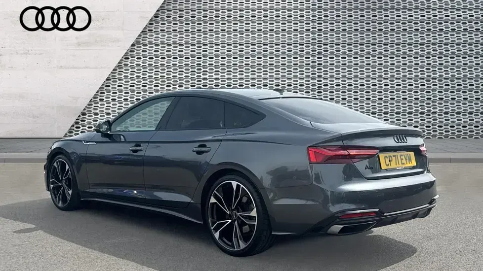Used Audi A5 Sportback Black Edition 163 HP (119 kW) 2022 Grey Hatchback