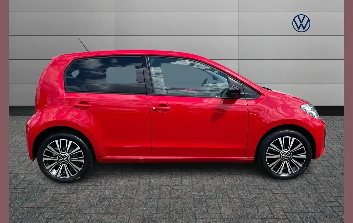 Used VW up! Black Edition 65 HP (47 kW) 2021 Red Hatchback