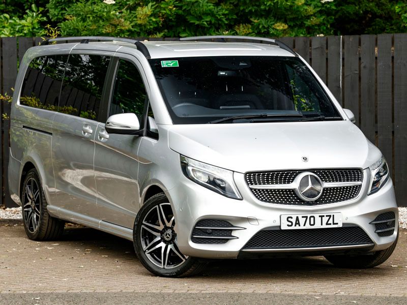Silver Used 2021 Mercedes V220 AMG line MPV | £51,998 (Good price) - Image 1/4