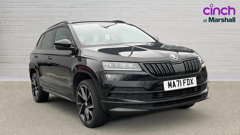 Used Skoda Karoq SportLine 150 HP (110 kW) 2021 Black SUV