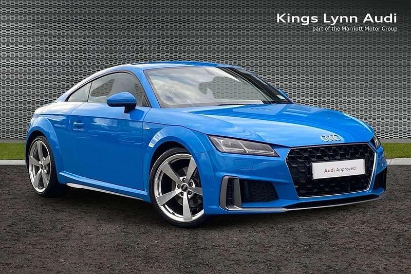 Blue Used 2023 Audi TT S-Line Coupe | £26,957 (Fair price) - Image 1/4