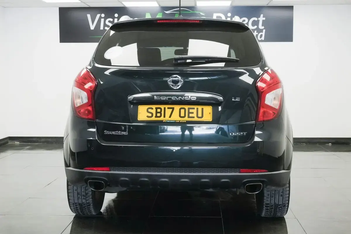 Used SsangYong Korando 178 HP (130 kW) 2017 Green Estate