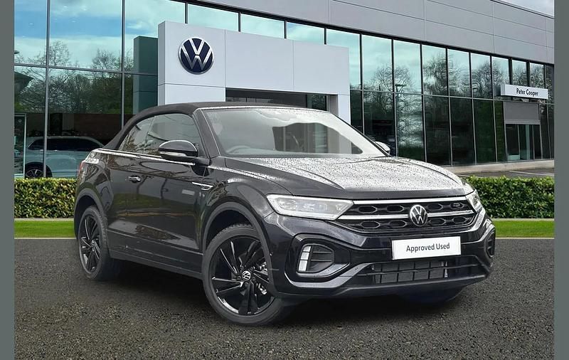 New VW T-Roc Cabriolet R-line 147 HP (108 kW) 2025 Black Cabriolet