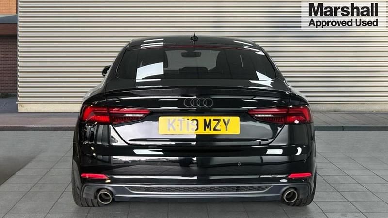 Used Audi A5 Sportback S-Line 150 HP (110 kW) 2019 Black Hatchback