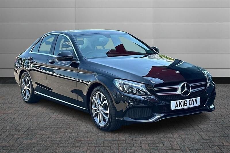 Obsidian black Used 2016 Mercedes C250 Sedan | £10,490 (Super price) - Image 1/4