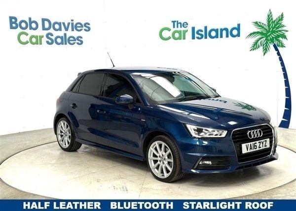 Blue Used 2016 Audi A1 Sportback S-Line Hatchback | £11,800 (Fair price) - Image 1/1