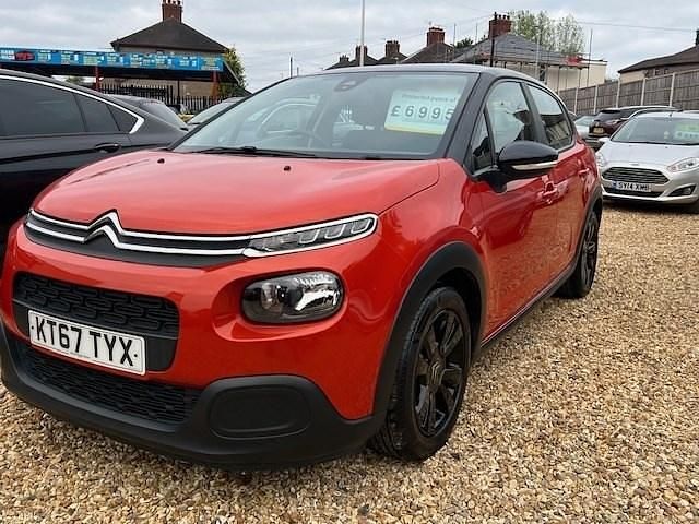 Used Citroën C3 Feel 2018 Orange Hatchback
