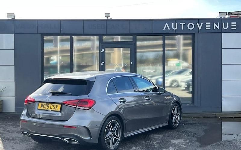 Used Mercedes A180 AMG Line Premium Plus 136 HP (100 kW) 2019 Grey Hatchback