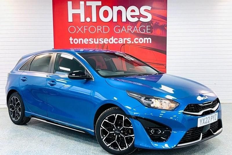Used Kia Ceed GT-Line 158 HP (116 kW) 2022 Blue Hatchback