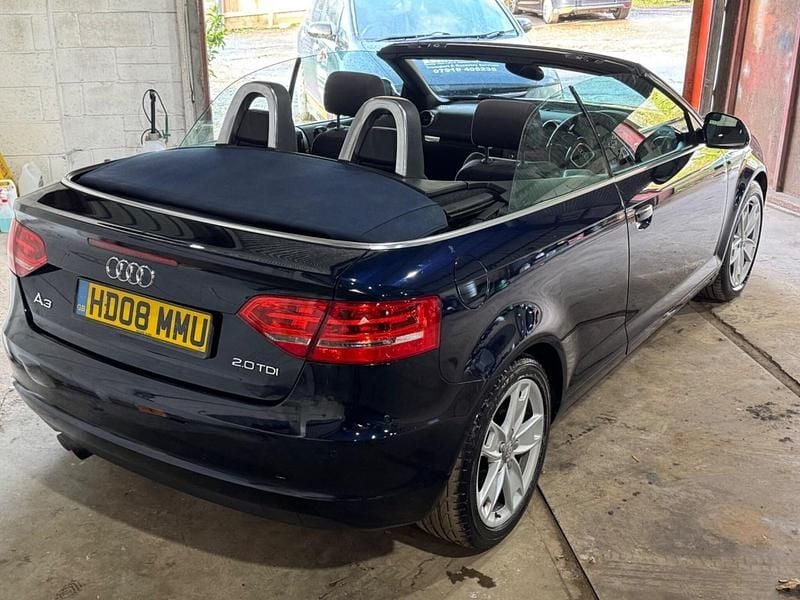 Used Audi A3 Cabriolet Sport 2008 Blue Cabriolet