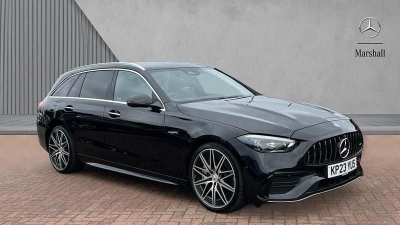 Black Used 2023 Mercedes C43 AMG Premium Plus Estate | £45,290 (Good price) - Image 1/4