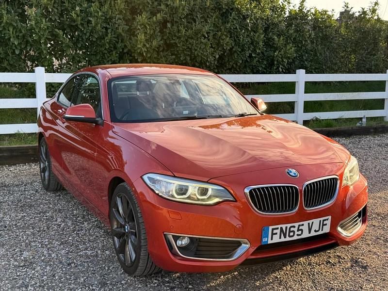 Used BMW 220 Luxury Line 190 HP (139 kW) 2015 Orange Coupe