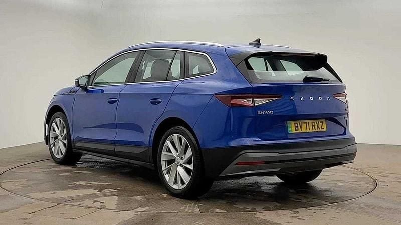 Used Skoda Enyaq iV ecoSuite 97 kW (132 HP) 2021 Energy blue SUV