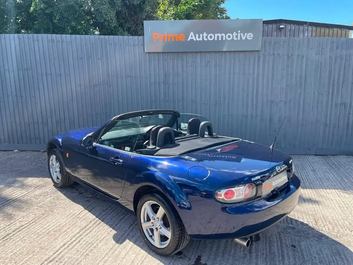 Used Mazda MX5 126 HP (92 kW) 2009 Blue Cabriolet