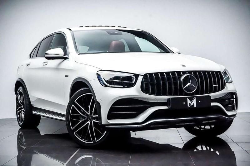 White Used 2022 Mercedes GLC43 AMG Premium Plus Coupe | £37,495 (Good price) - Image 1/4
