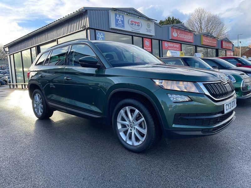 Used Skoda Kodiaq SE 150 HP (110 kW) 2021 Green SUV