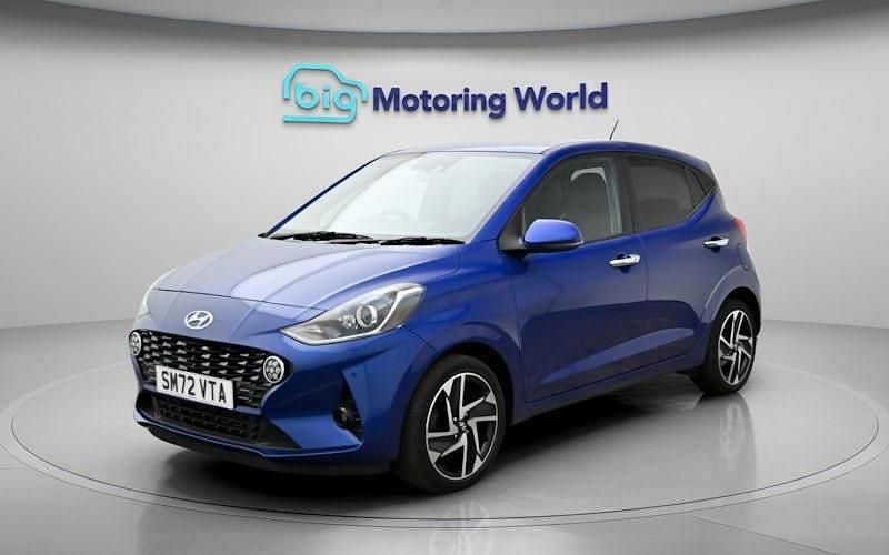Usado Hyundai i10 Premium 84 CV (61 kW) 2023 Azul Utilitario