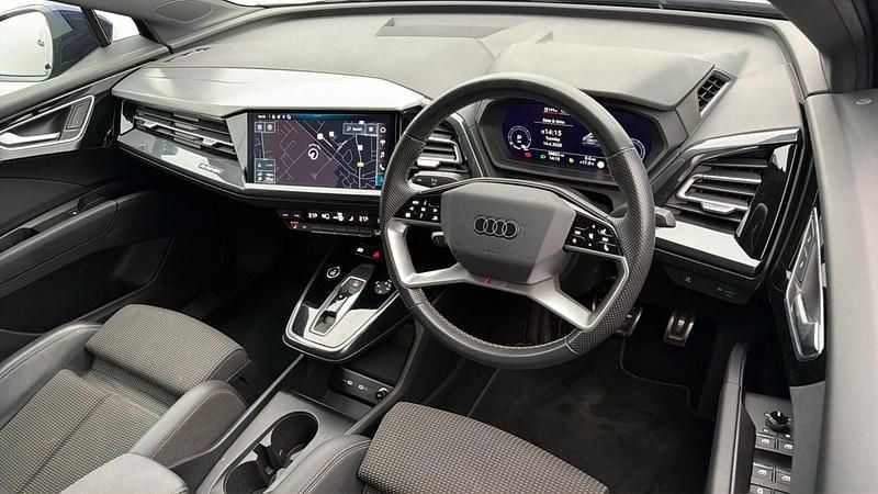 Used Audi Q4 e-tron S-Line 150 kW (204 HP) 2023 Blue SUV