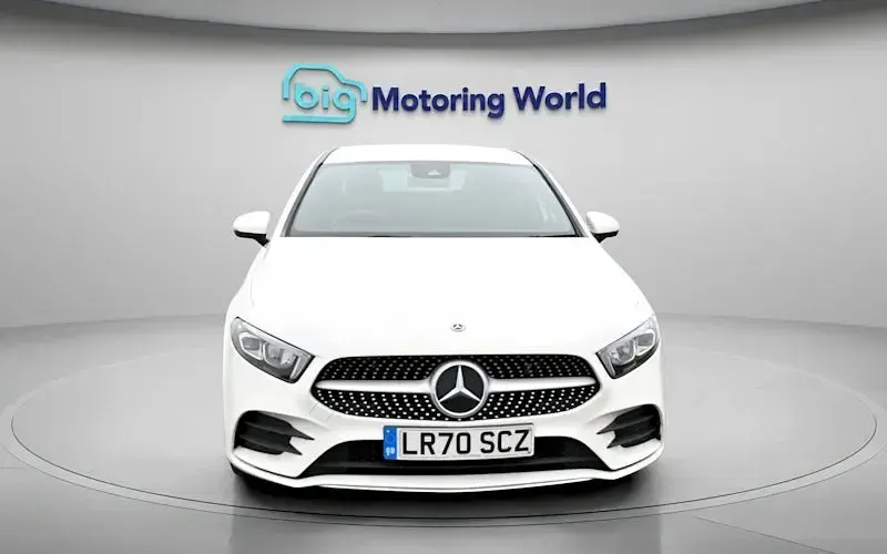 Used Mercedes A250 AMG line 259 HP (190 kW) 2020 White Sedan
