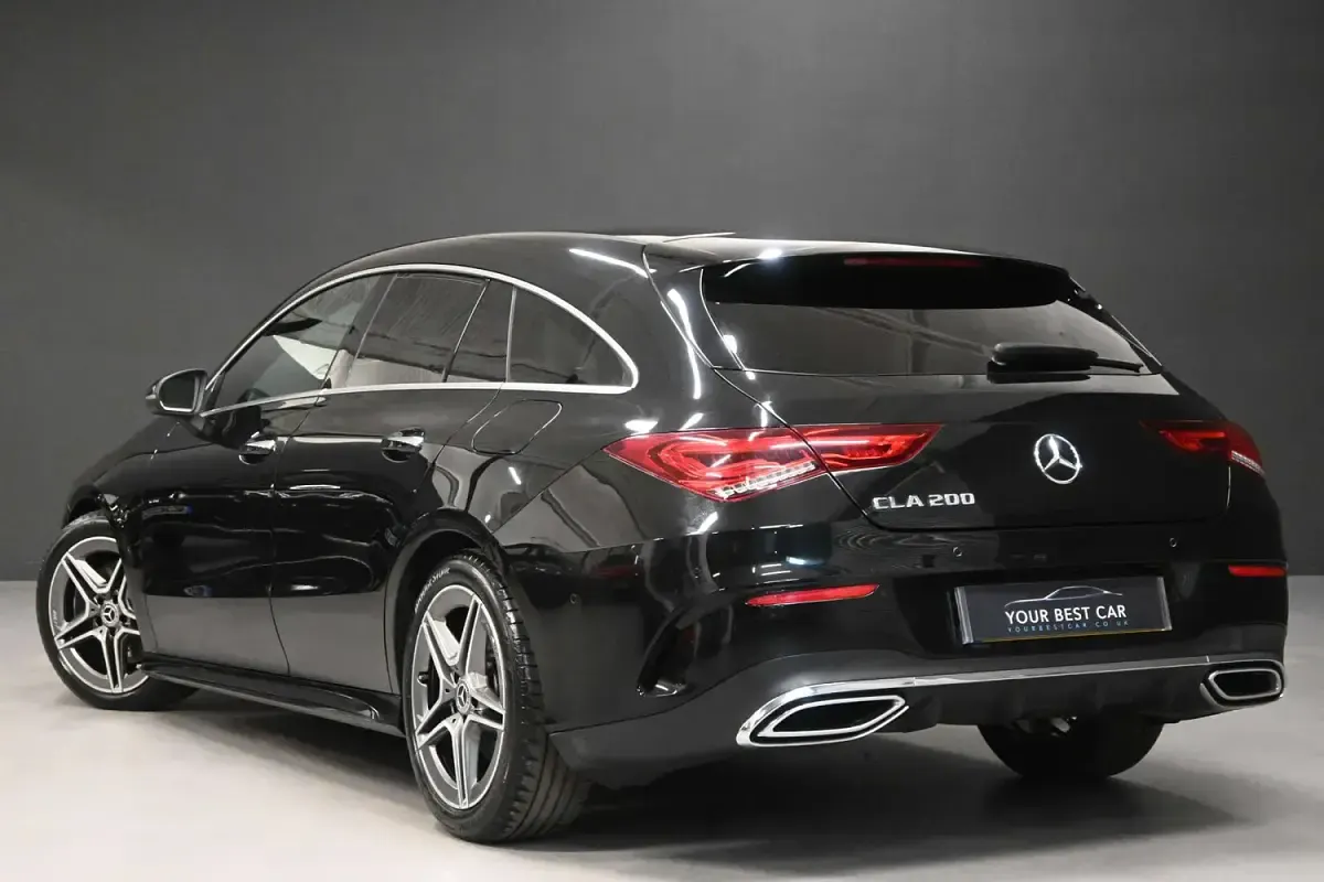 Used Mercedes CLA200 AMG Line Premium 163 HP (119 kW) 2020 Black Coupe