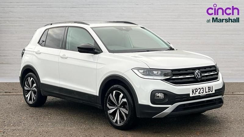 White Used 2023 VW T-Cross Black Edition SUV | £15,928 (Fair price) - Image 1/4