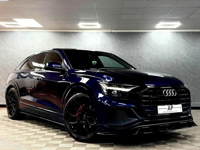 Used Audi Q8 S-Line 286 HP (210 kW) 2019 Blue SUV
