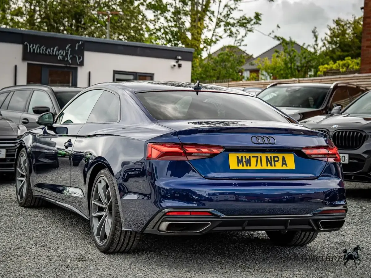 Used Audi A5 S-Line 2022 Blue Coupe