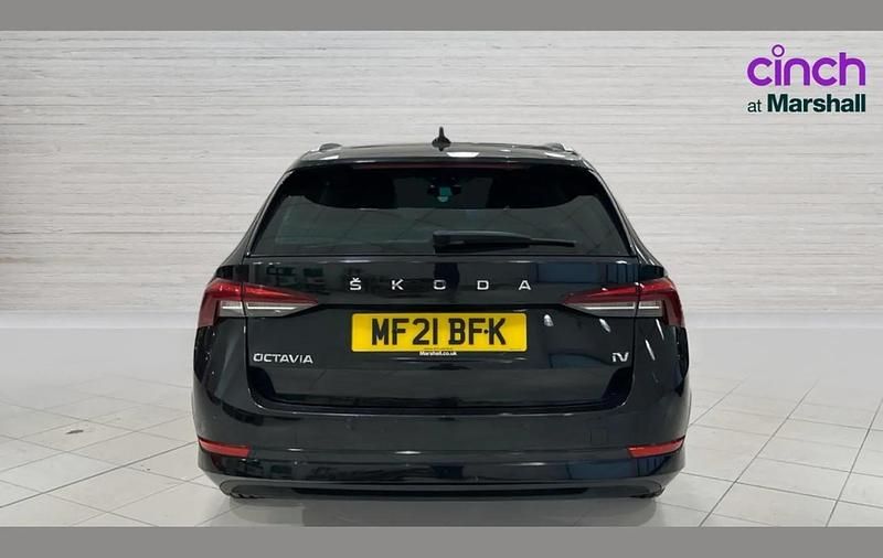 Used Skoda Octavia SE L 200 HP (147 kW) 2021 Black Estate