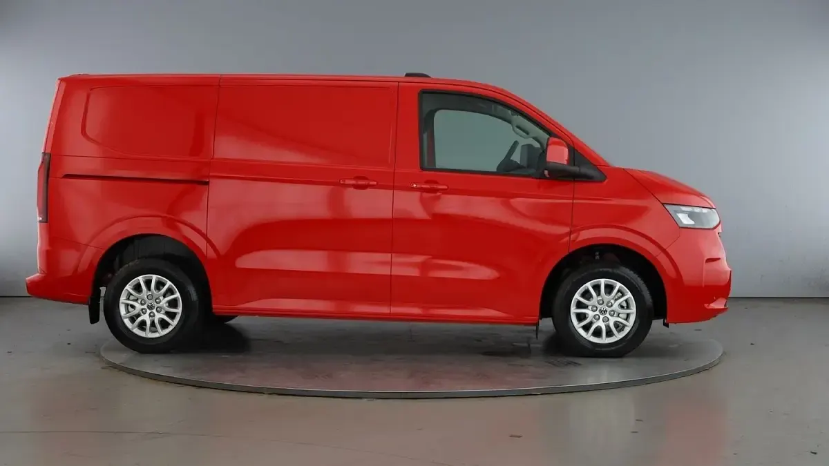 New VW T7 Pro 2026 Red Van
