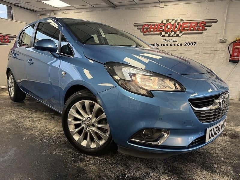 Used Vauxhall Corsa 90 HP (66 kW) 2016 Blue Hatchback