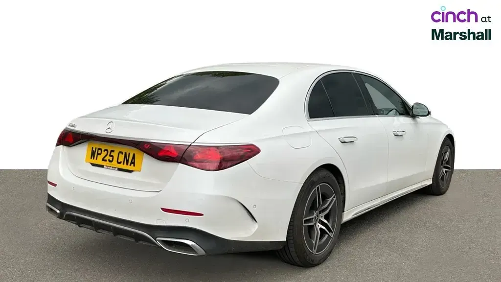 Used Mercedes E220 AMG line 197 HP (144 kW) 2025 White Sedan