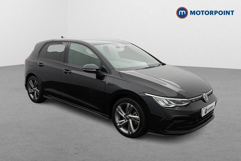 Black Used 2022 VW Golf VIII R-line Hatchback | £20,099 (Fair price) - Image 1/4