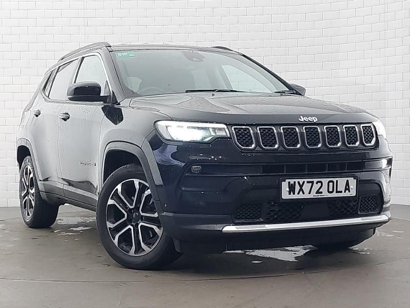 Black Used 2022 Jeep Compass Limited SUV | £14,998 (Expensive) - Image 1/4
