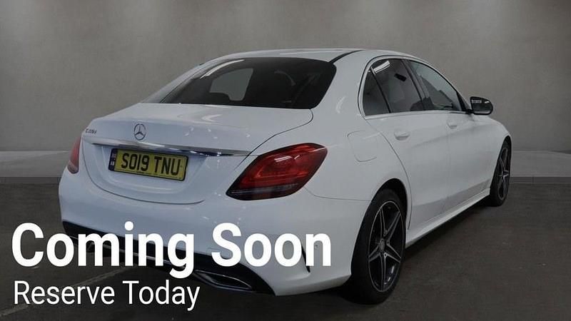 Used Mercedes C300 AMG line 245 HP (180 kW) 2019 White Sedan