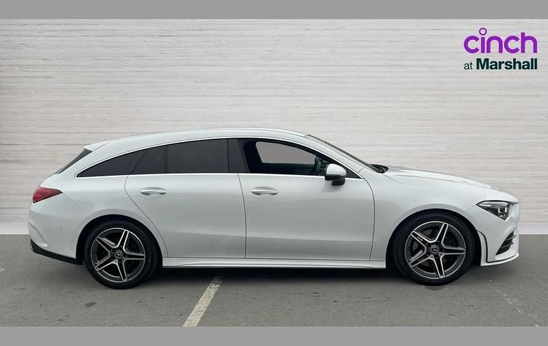Used Mercedes CLA220 Shooting Brake AMG Line Premium 187 HP (137 kW) 2021 White Estate
