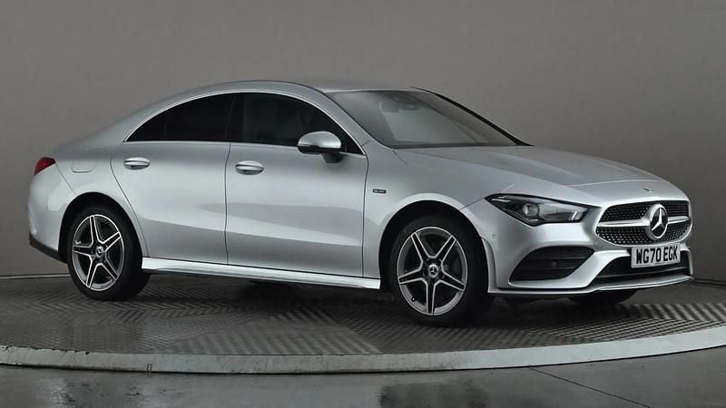Used Mercedes CLA250e AMG Line Premium 218 HP (160 kW) 2020 Silver Sedan