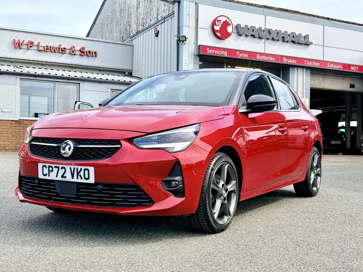 Used Vauxhall Corsa Ultimate 128 HP (94 kW) 2023 Red Hatchback