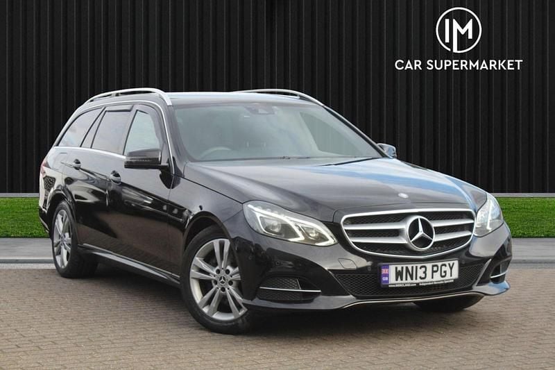 Black Used 2013 Mercedes E250 SE Estate | £6,885 (Good price) - Image 1/4