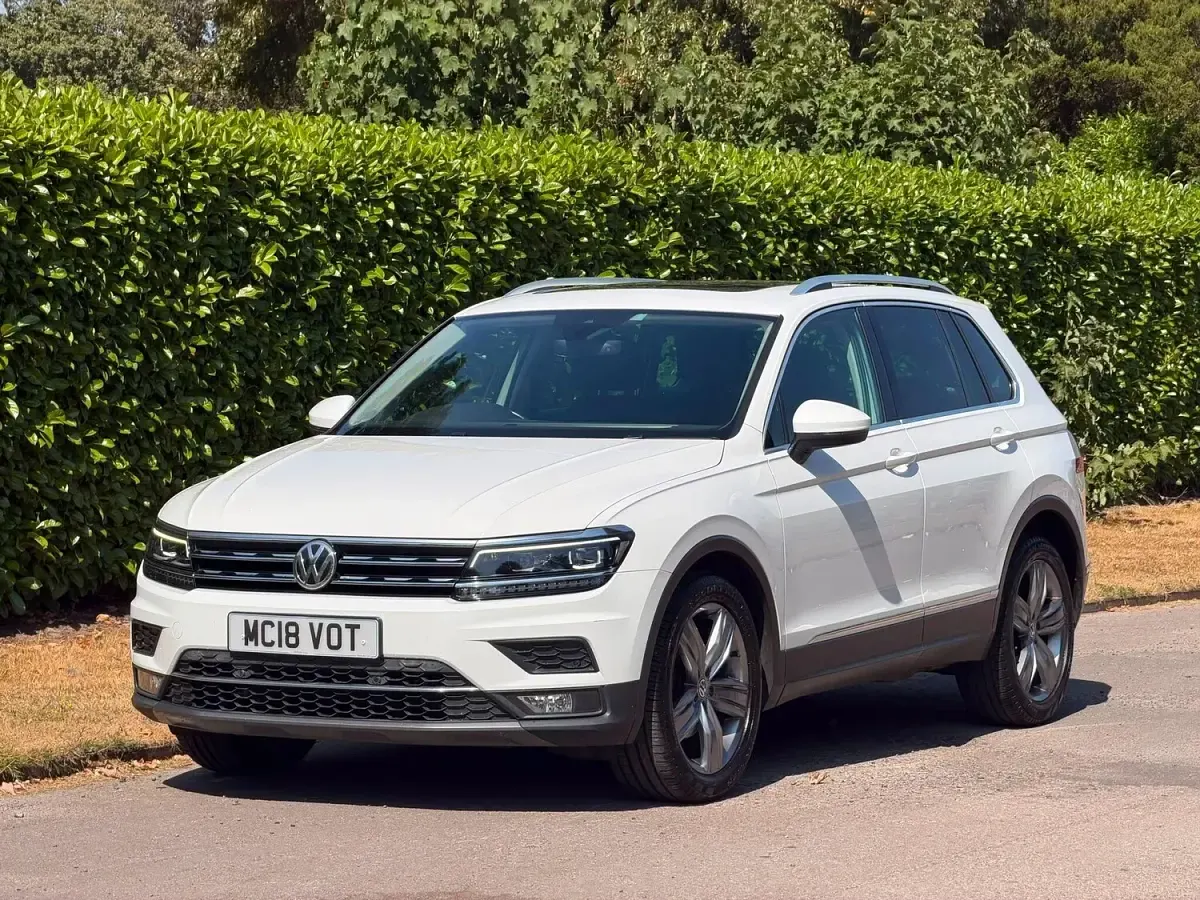 Used VW Tiguan SEL 2018 White SUV