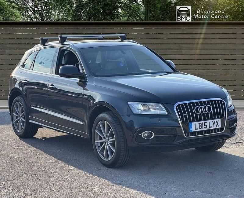 Blue Used 2015 Audi Q5 S-Line SUV | £7,295 (Fair price) - Image 1/4