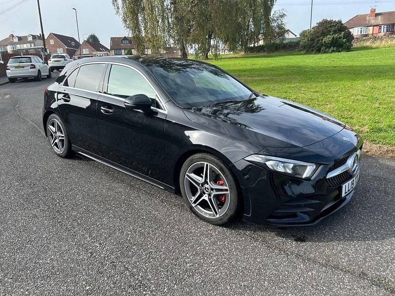 Black Used 2019 Mercedes A180 AMG line Hatchback | £13,995 (Fair price) - Image 1/2