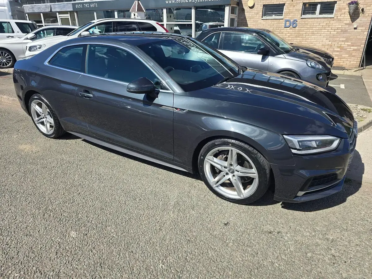 Used Audi A5 S-Line 190 HP (139 kW) 2018 Grey Coupe