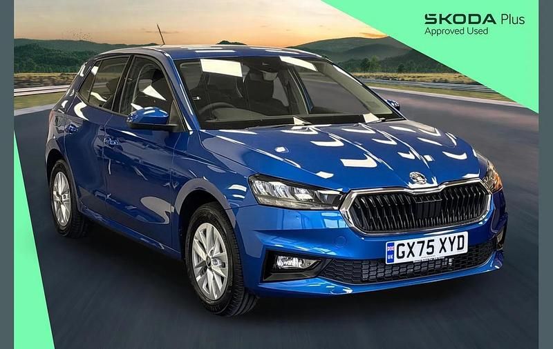 New Skoda Fabia SE 113 HP (83 kW) 2025 Blue Hatchback